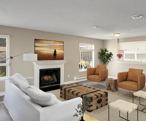 Virtual staging after example